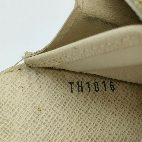 AUTHENTIC Louis Vuitton  WALLET LV Long Portefeuille Sarah White Damier Azul 183 - Picture 3 of 13